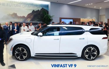 Hé lộ hình ảnh nội ngoại thất thực tế ô tô điện VinFast VF 9